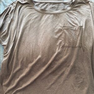 Brown Pocket T-Shirt